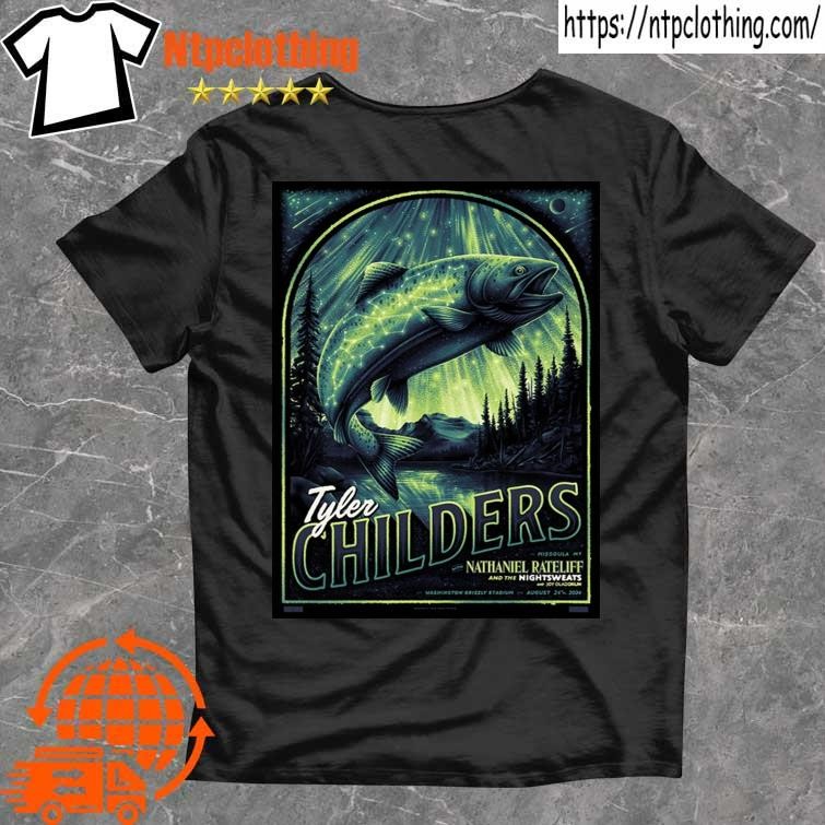 Official Tyler Childers Washington Grizzly Stadium In Missoula Mt Aug 24 2024 Poster T Shirt