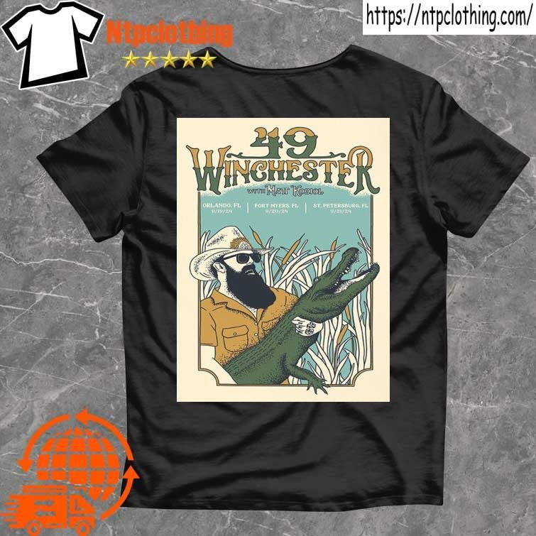 Official 49 Winchester The Plaza Live In Orlando Fl Sept 19 2024 Poster T Shirt