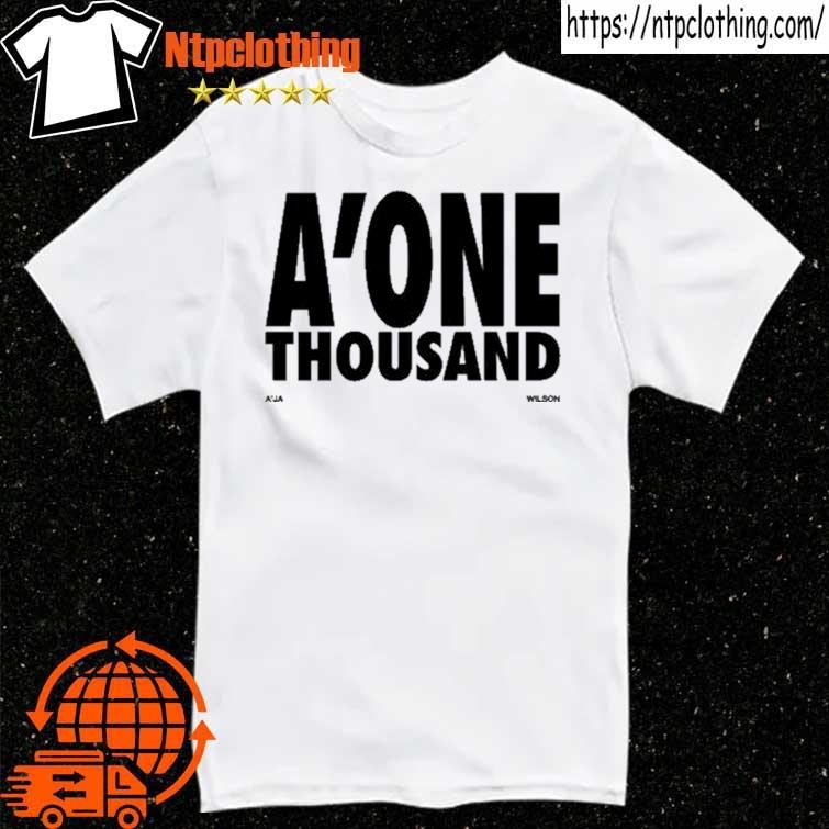 Official A'ja Wilson A'one Thousand T Shirt