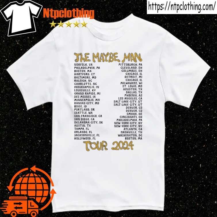 Official Ajr Brothers The Maybe Man Crowd Tour 2024 Event Tracklist T Shirt