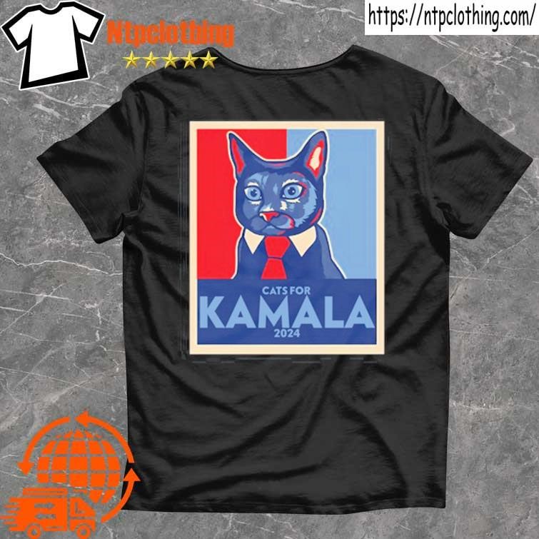 Official Anne Burrell Cat For Kamala 2024 T Shirt