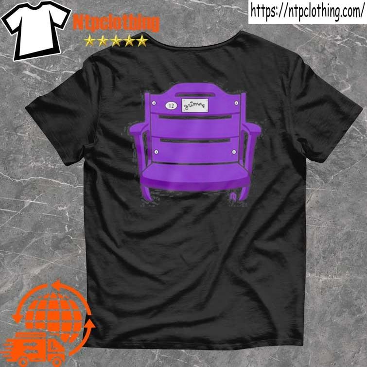 Official Athlete Logos Purple Stadium Throne T Shirt