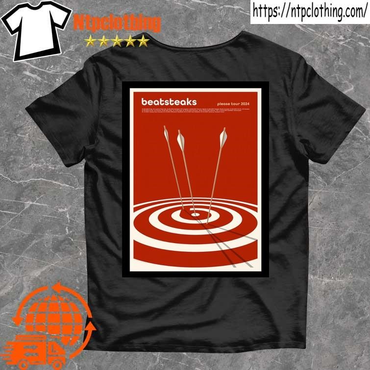 Official Beatsteaks Please Tour 2024 Poster T Shirt