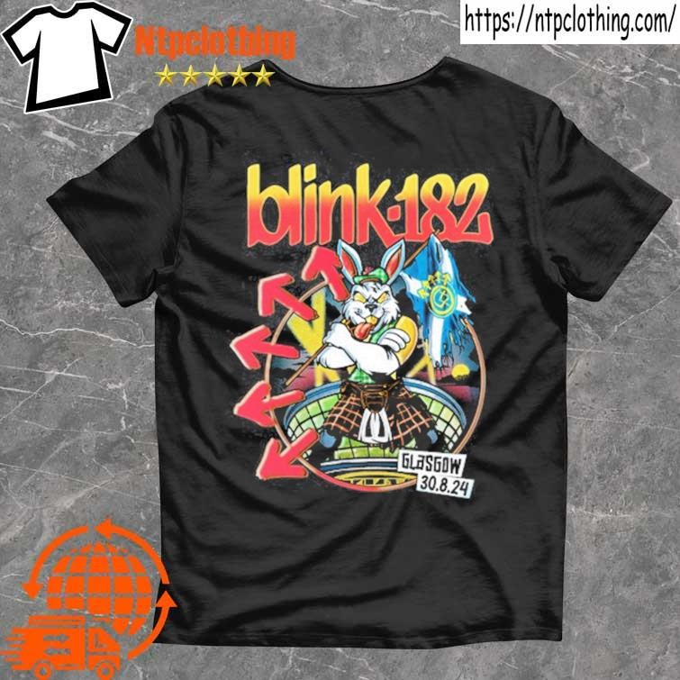 Official Blink 182 Aug 30 2024 Ovo Hydro In Glasgow Uk T Shirt