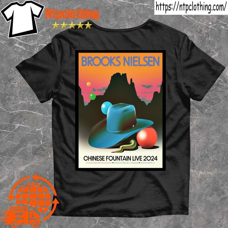 Official Brooks Nielsen Commodore Ballroom In Vancouver Bc Sept 12 2024 Poster T Shirt