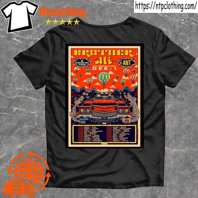 Official Brother Ali With Ant Dee-1 The Satisfied Soul Tour 2024 Poster T Shirt