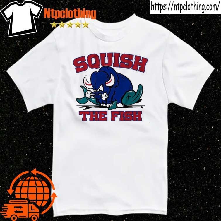 Official Buffalo Squish The Fish Buffalo Bills Nfl T Shirt