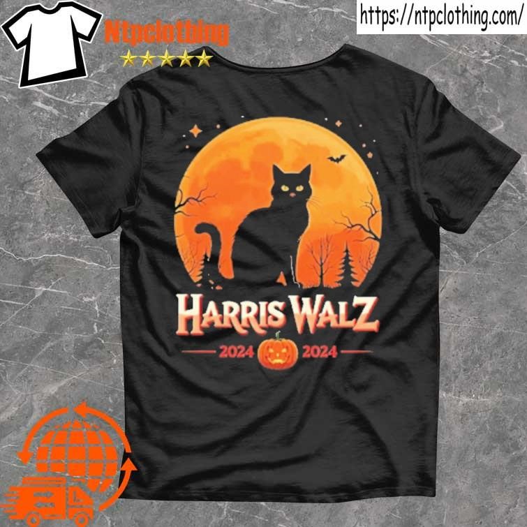 Official Cat Pumpkin Halloween Election Kamala 2024 T Shirt