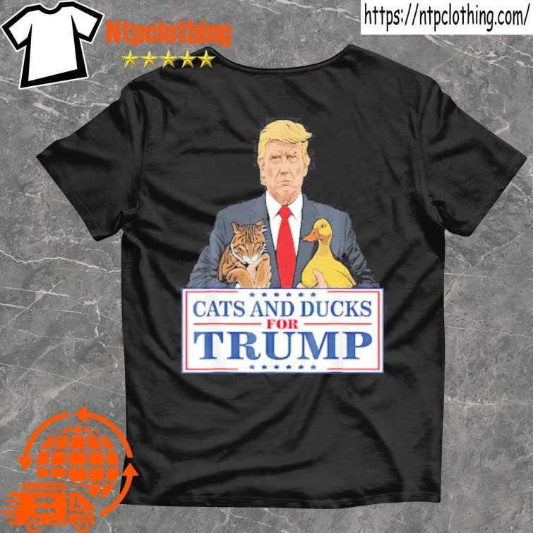 Official Cats And Ducks For Trump 2024 T Shirt