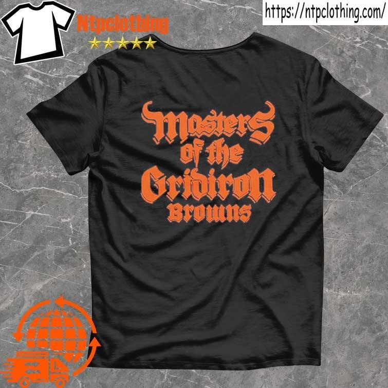 Official Cleveland Browns Masters Of The Gridiron T Shirt