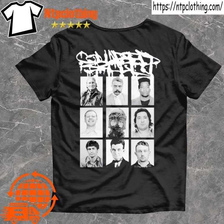 Official Closed Casket Activities Collapsed Skull Mugshot T Shirt