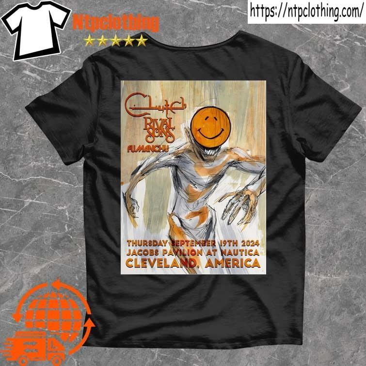 Official Clutch Jacobs Pavilion At Nautica In Cleveland Oh September 19 2024 Poster T Shirt