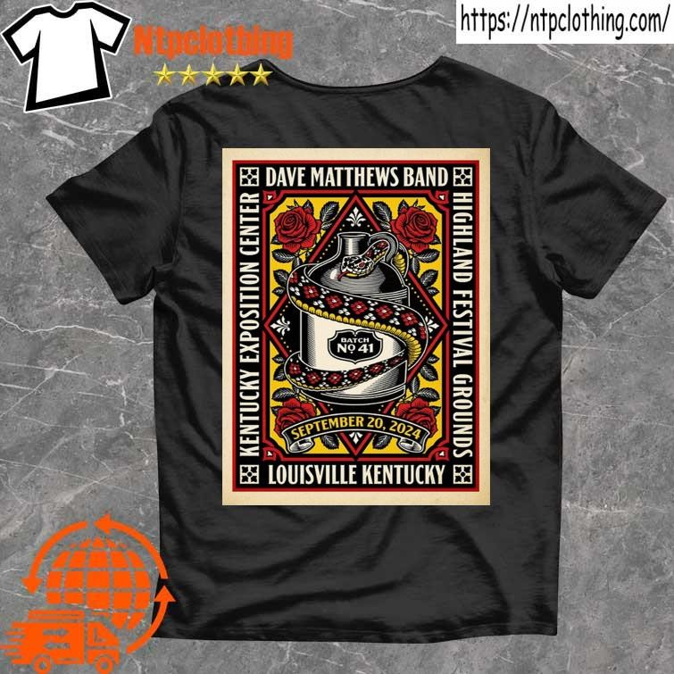 Official Dave Matthews Band Highland Festival Grounds In Louisville Ky Sept 20 2024 Poster T Shirt