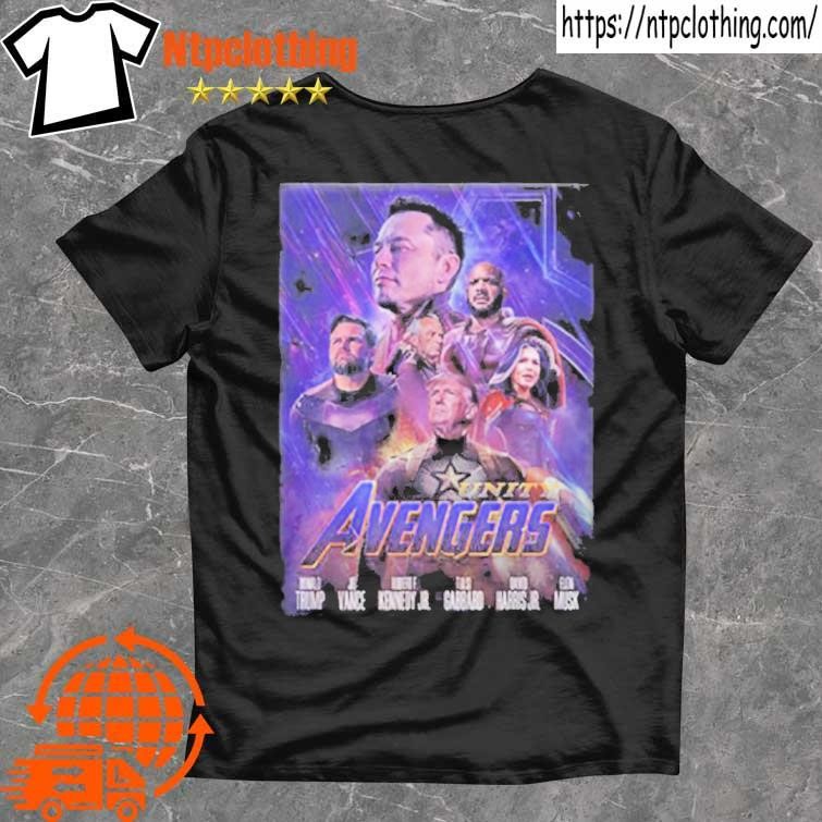 Official David J Harris Jr Wear Trump Vance Musk Unity Avenger T Shirt