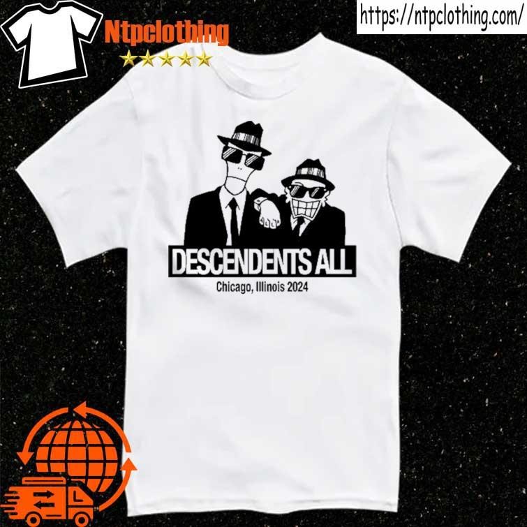 Official Descendents All Chicago Illinois 2024 New T Shirt