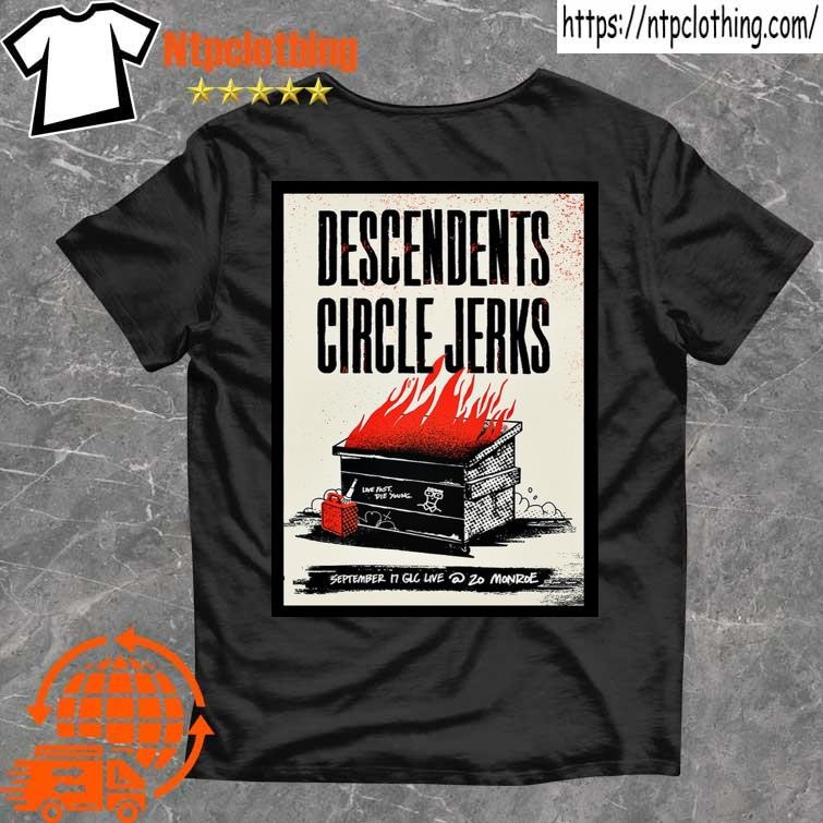 Official Descendents And Circle Jerks Show At Glc Live At 20 Monroe On Sept 17 2024 Poster T Shirt