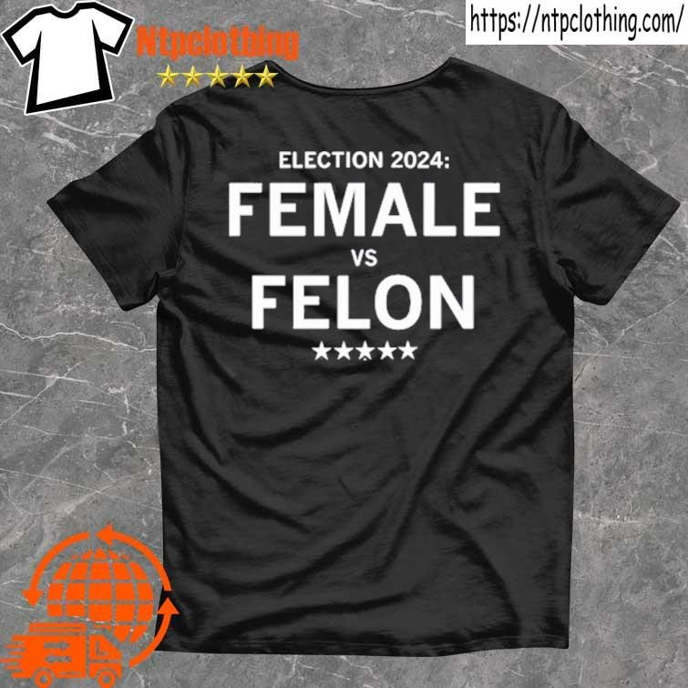 Official Election 2024 Female Vs Felon T Shirt