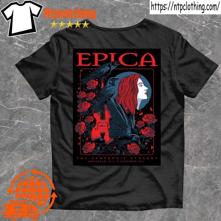 Official Epica September 19-20 2024 Live At Amsterdam, Nl Poster T Shirt