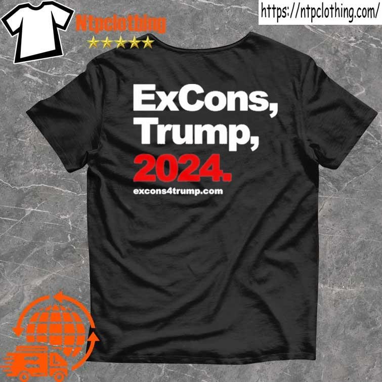 Official Excons Trump 2024 Ex-cons For Trump T Shirt