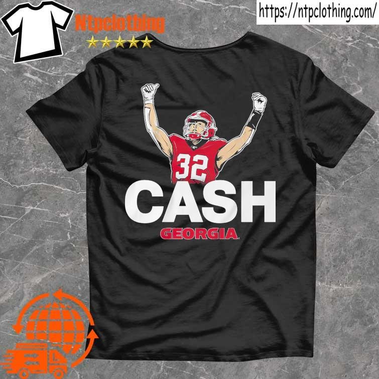 Official Georgia Football Cash Jones T Shirt