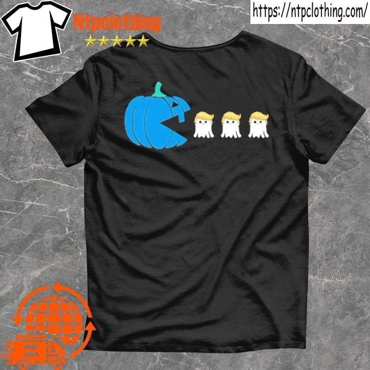 Official Halloween Pumpkin Eating Ghost Trump 2024 T Shirt