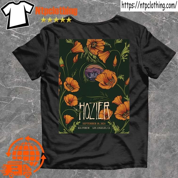 Official Hozier Los Angeles Ca September 18 2024 Poster T Shirt