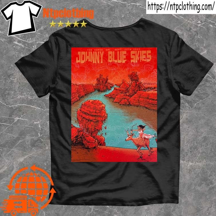 Official Johnny Blue Skies Sep 20, 2024 Gorge Amphitheatre, The George, Wa Poster T Shirt