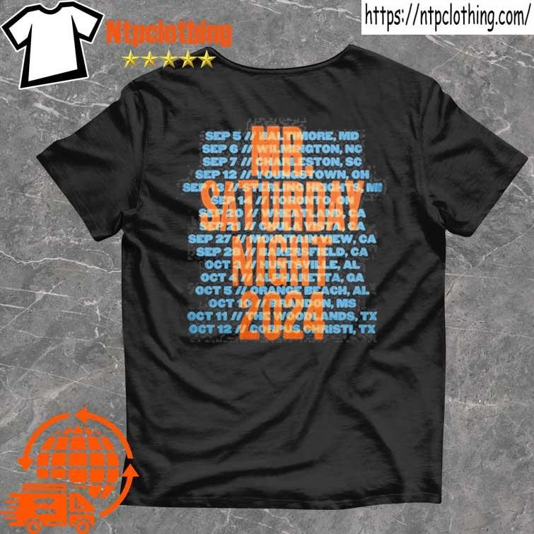 Official Jon Pardi Mr. Saturday Night Tour 2024 Concert T Shirt