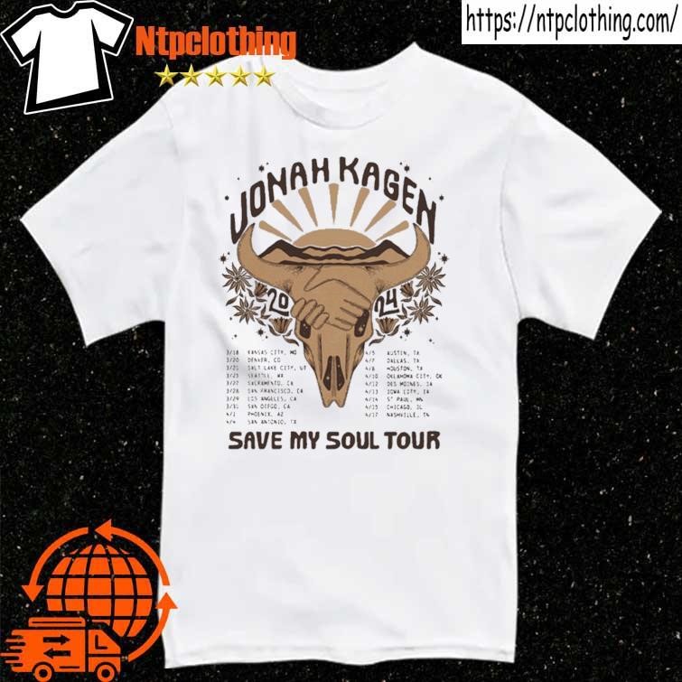 Official Jonah Kagen Save My Soul Tour 2024 T Shirt