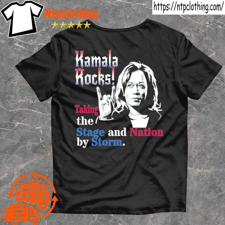 Official Kamala Rocks Taking Stage And Nation By Storm T Shirt