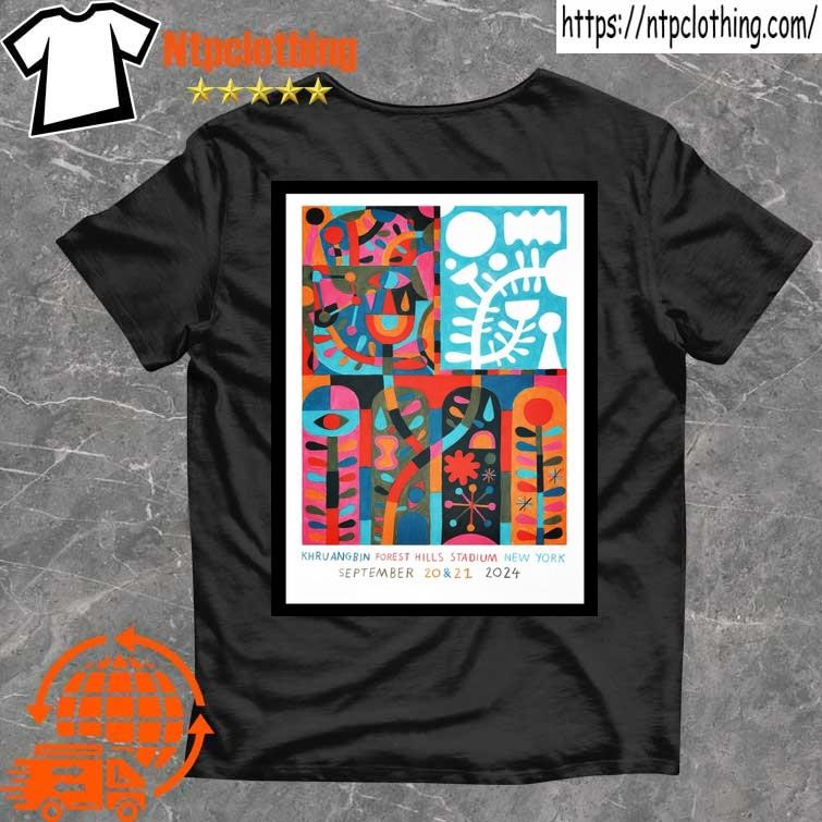 Official Khruangbin At Forest Hills Stadium In New York On Sep 20-21 2024 Poster T Shirt