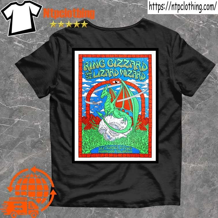 Official King Gizzard And The Lizard Wizard Sept 8-9 2024 Red Rocks Amphitheatre Poster T Shirt