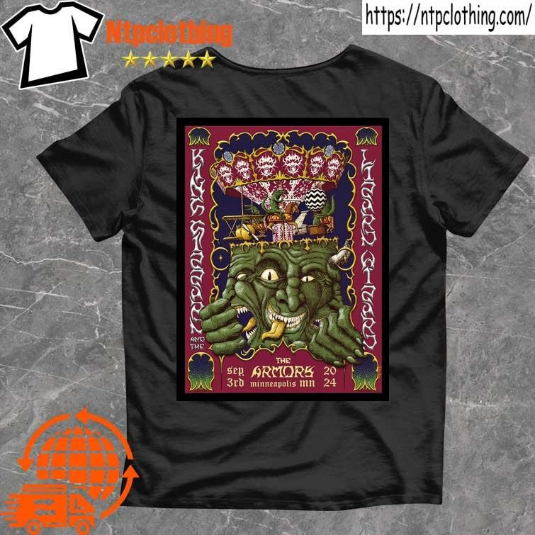 Official King Gizzard And The Lizard Wizard The Armory In Minneapolis Mn Sep 3 2024 Poster T Shirt