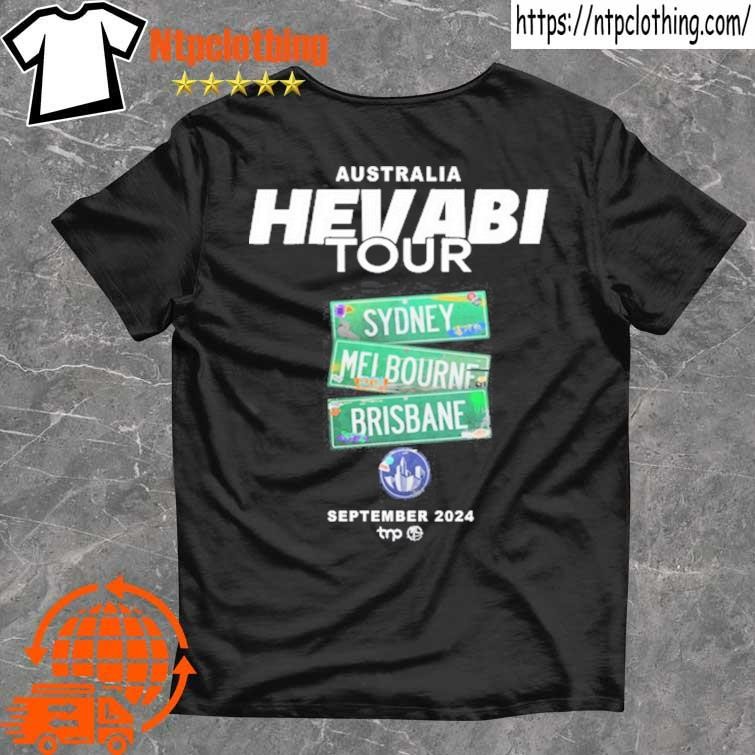 Official Limited Hev Abi September 2024 Australia Tour T Shirt