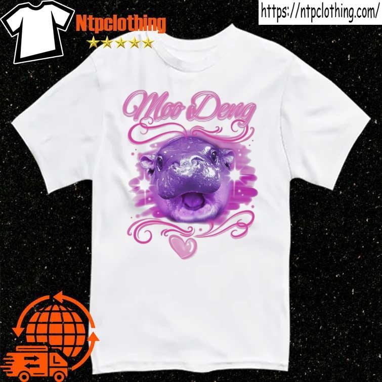 Official Moo Deng Airbrush T Shirt