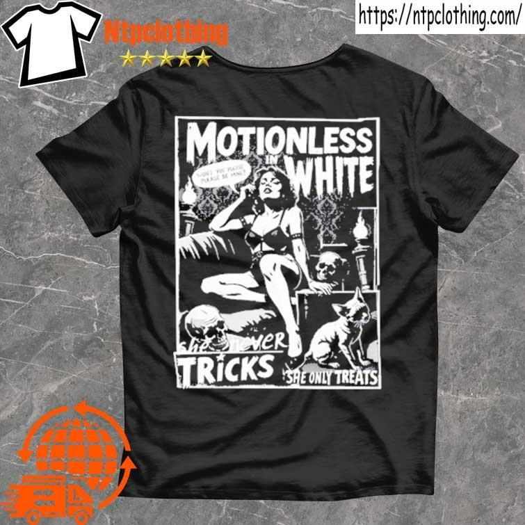 Official Motionless In White She Never Tricks She Only Treats T Shirt