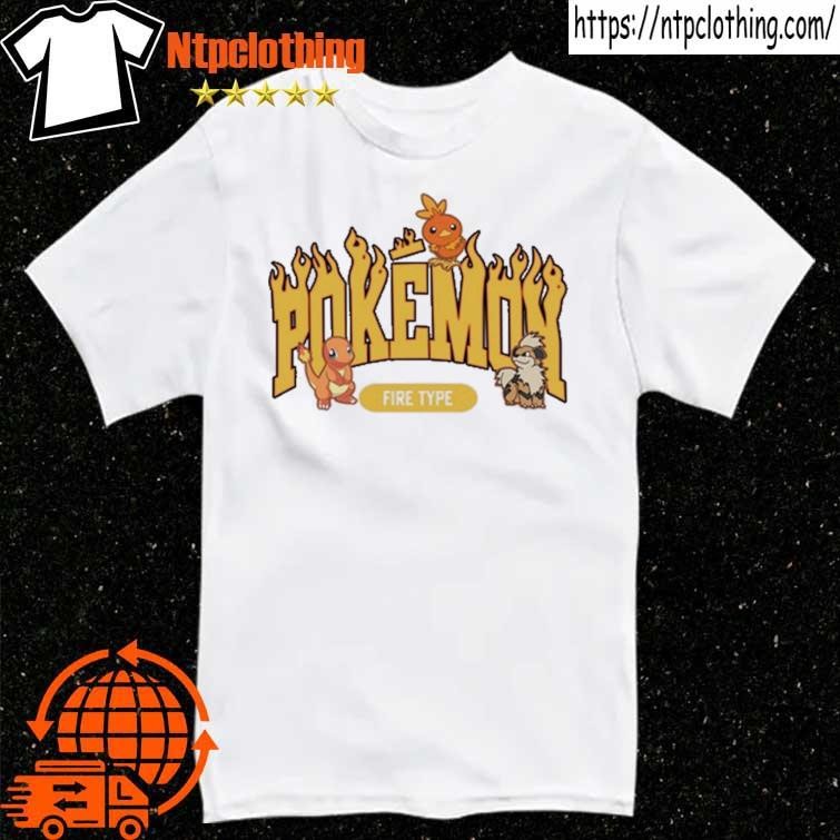 Official Nat Nat Wearing Pokemon Fire Type T Shirt