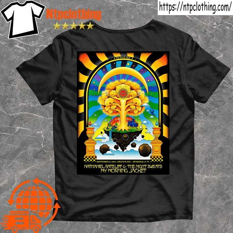 Official Nathaniel Rateliff & Tns With My Morning Jacket Daily's Place In Jacksonville Fl Sep 16 2024 Poster T Shirt