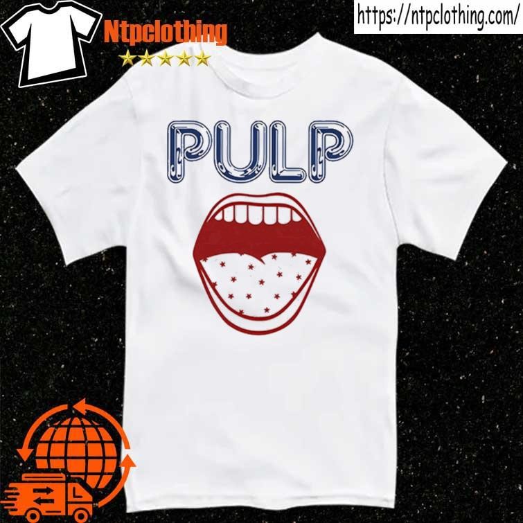 Official New Pulp Us Tour Big Mouth T Shirt