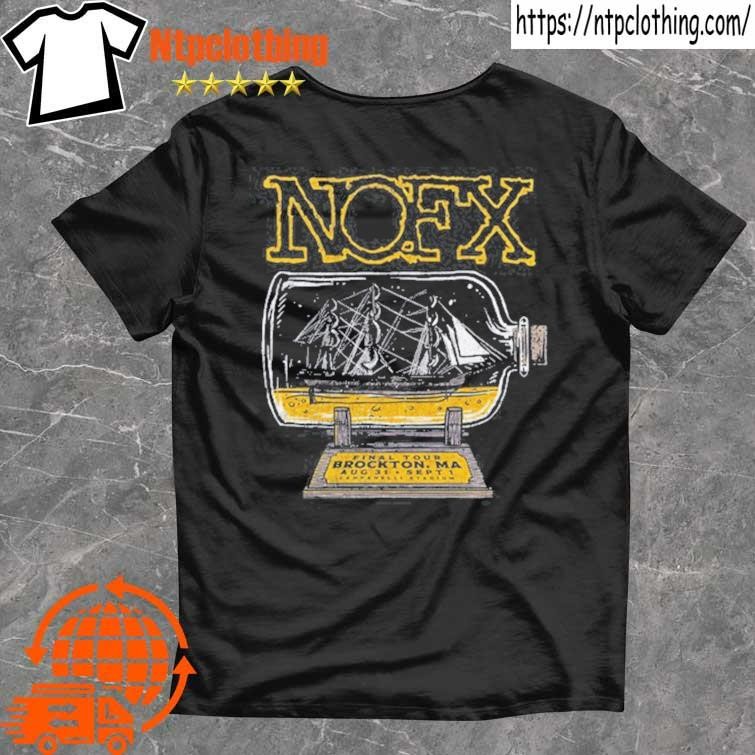 Official Nofx Tour In Brockton Ma On Aug 31-sep 1 2024 Limited T Shirt