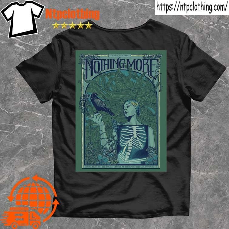 Official Nothing More Music On September 5 2024 Boeing Center At Tech Port, San Antonio, Tx Poster T Shirt