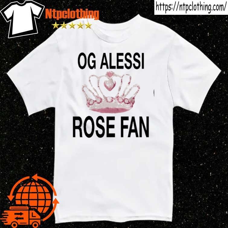 Official Og Alessi Rose Fan T Shirt