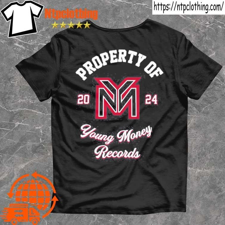 Official Property Of Young Money Records 2024 T Shirt