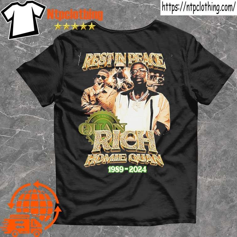 Official Rich Homie Quan Rest In Peace 1989-2024 T Shirt