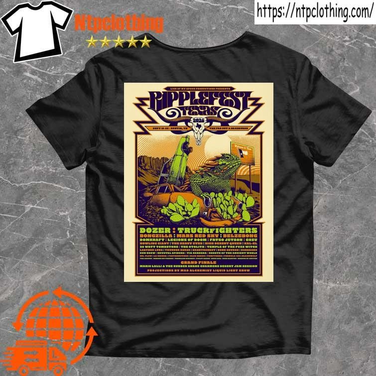 Official Ripplefest Texas The Far Out Lounge And Stage In Austin Tx Sep 19-22 2024 Poster T Shirt