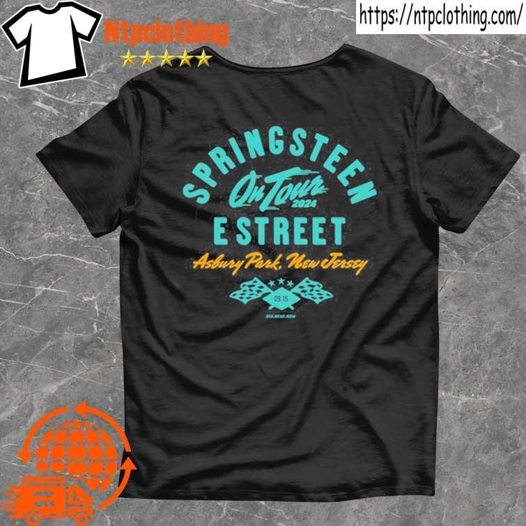 Official Ruce Springsteen And The E-street Band Sept 15 2024 At Asbury Park, Nj Tour T Shirt