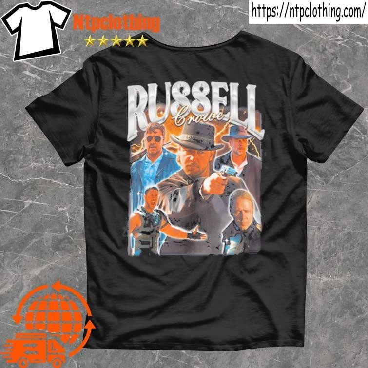 Official Russell Crowe Vintage Retro 90s T Shirt