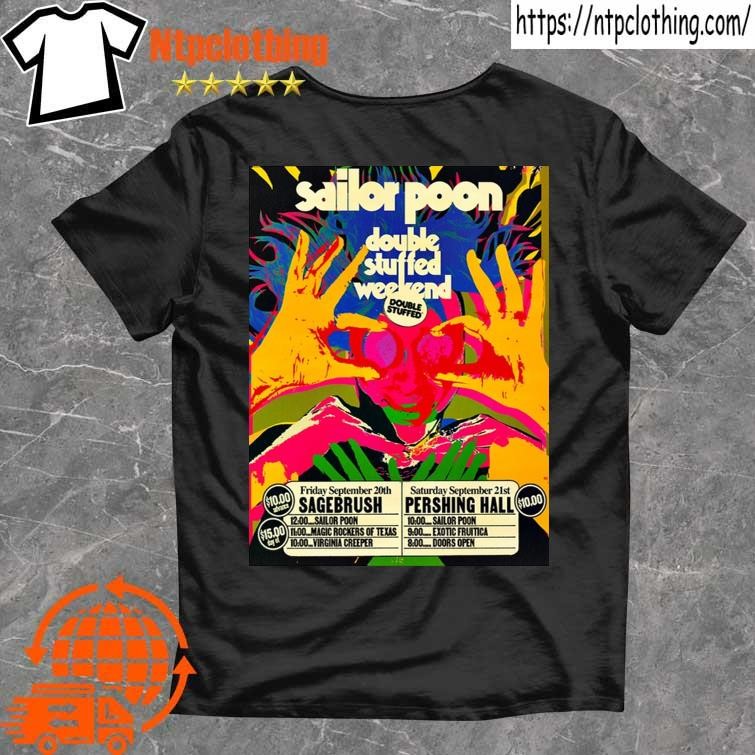 Official Sailor Poon Texas On Sep 20-21 2024 Tour Poster T Shirt