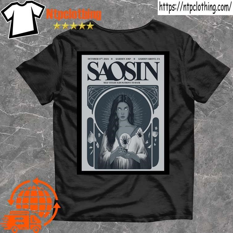 Official Saosin Garden Amp In Garden Grove Ca October 11 2024 Poster T Shirt