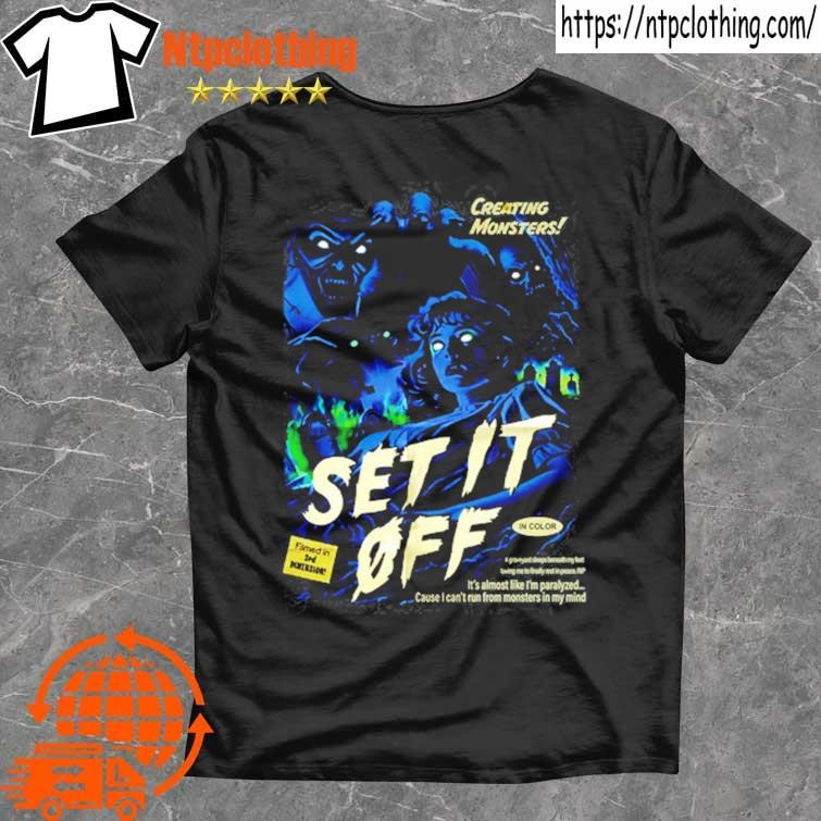 Official Set It Off Band Creating Monsters Movie T Shirt